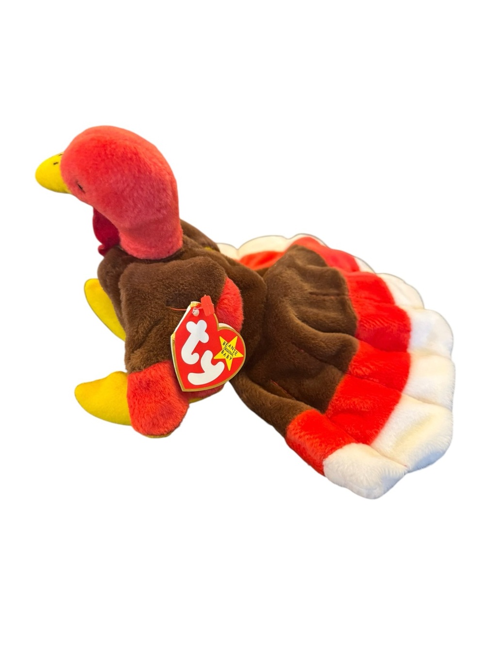 Ty Beanie Baby Plush Turkey Stuffed Animal - Picture 2 of 10